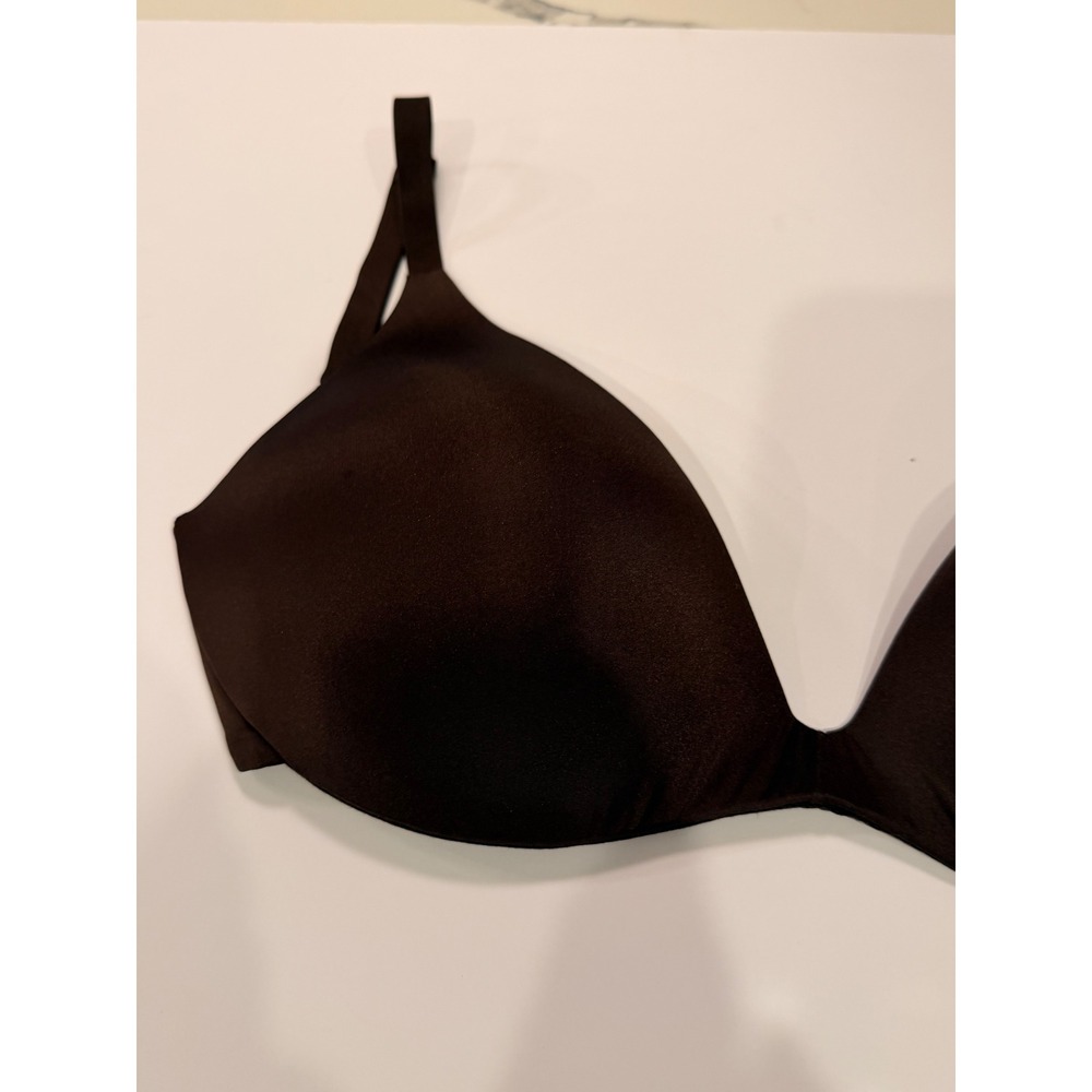 SKIMS Fits Everybody Wireless Form Bra Espresso Brown 32DDD - Picture 3 of 7